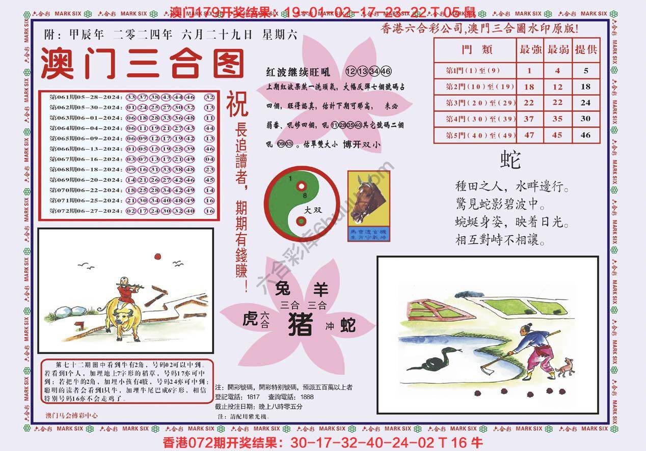 澳门三合图