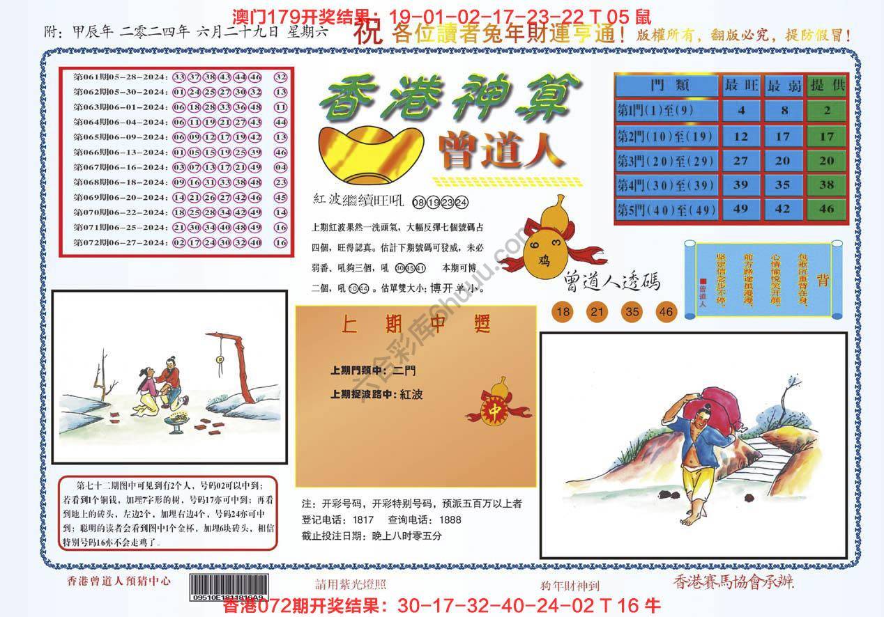 香港神算曾道人
