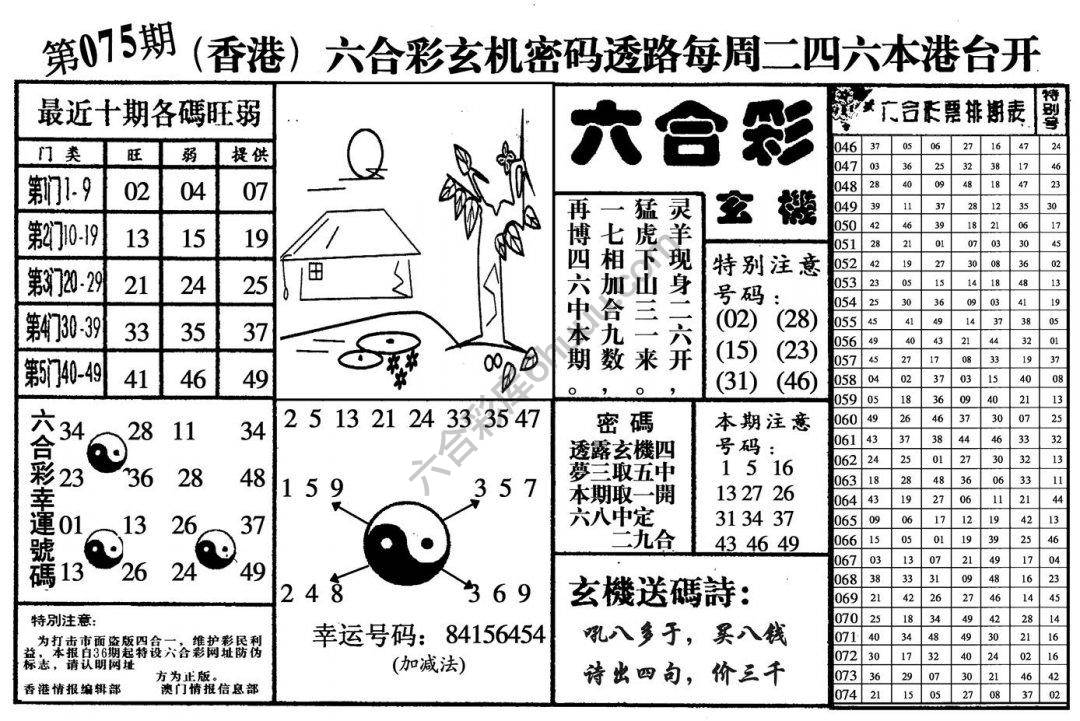 六合玄机