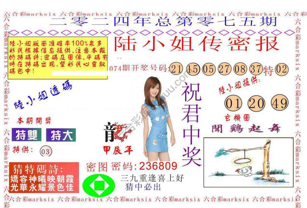 陆小姐传密