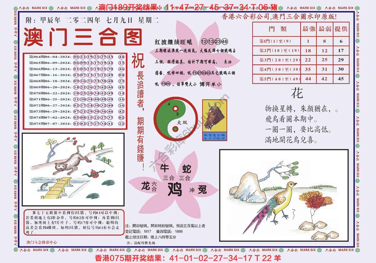澳门三合图