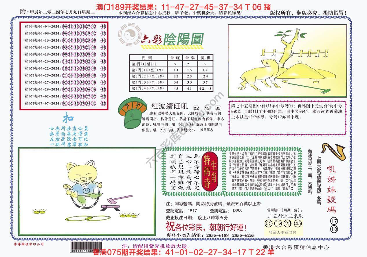 六彩阴阳图