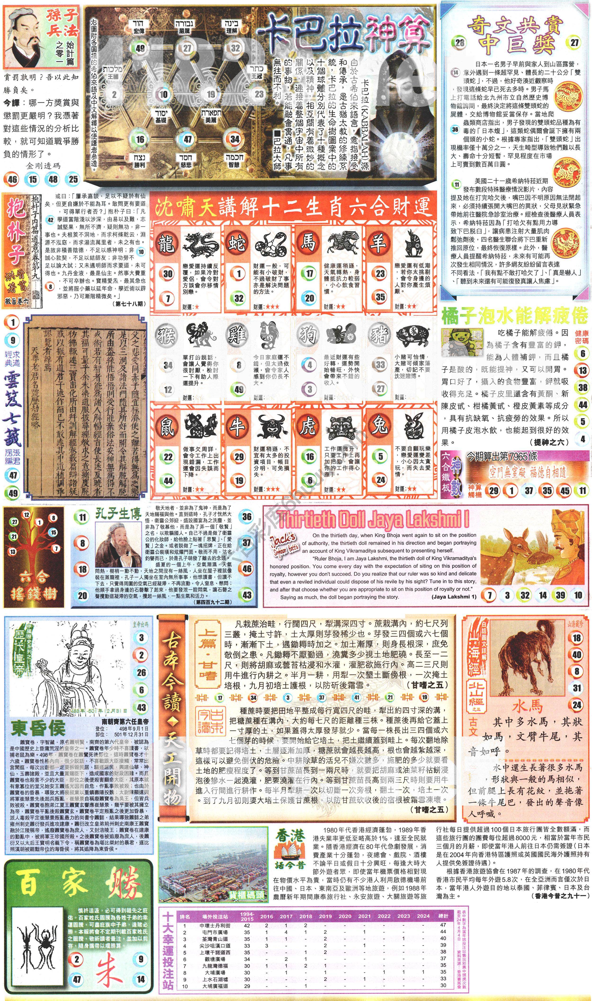 新报六合彩玄机