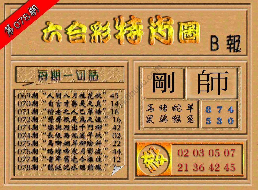 六合彩特肖图