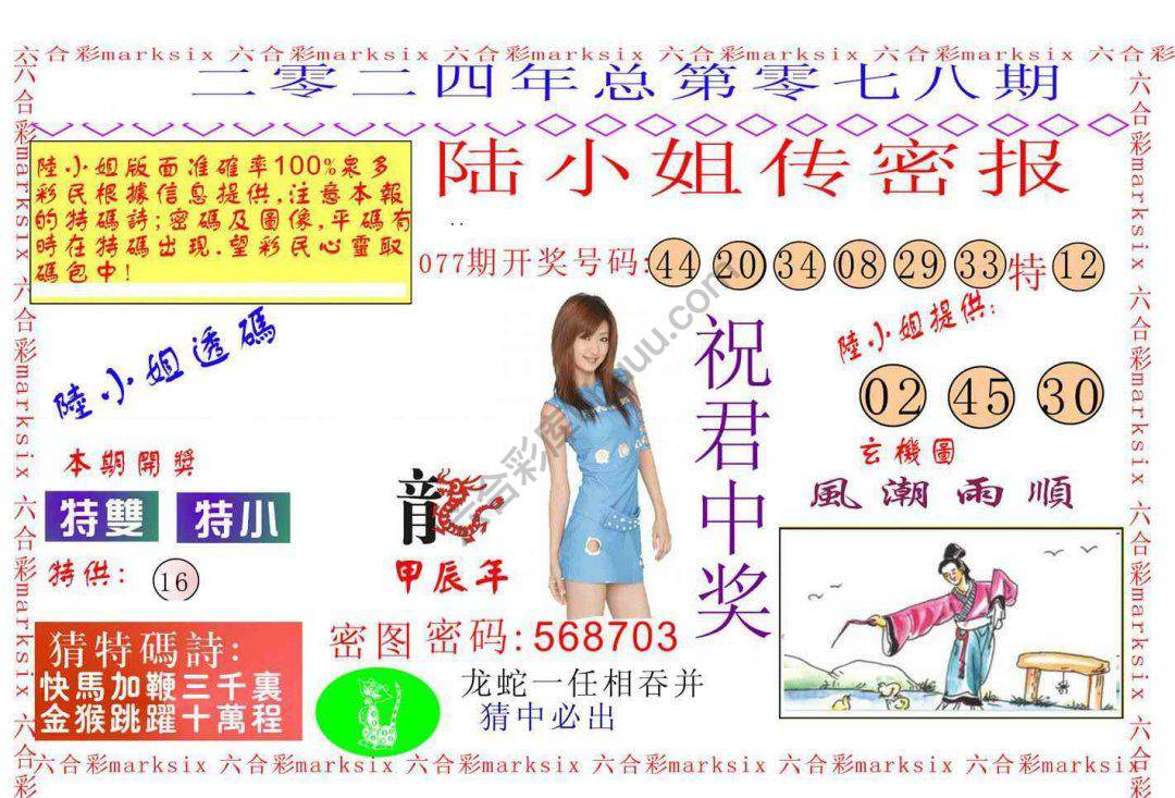 陆小姐传密