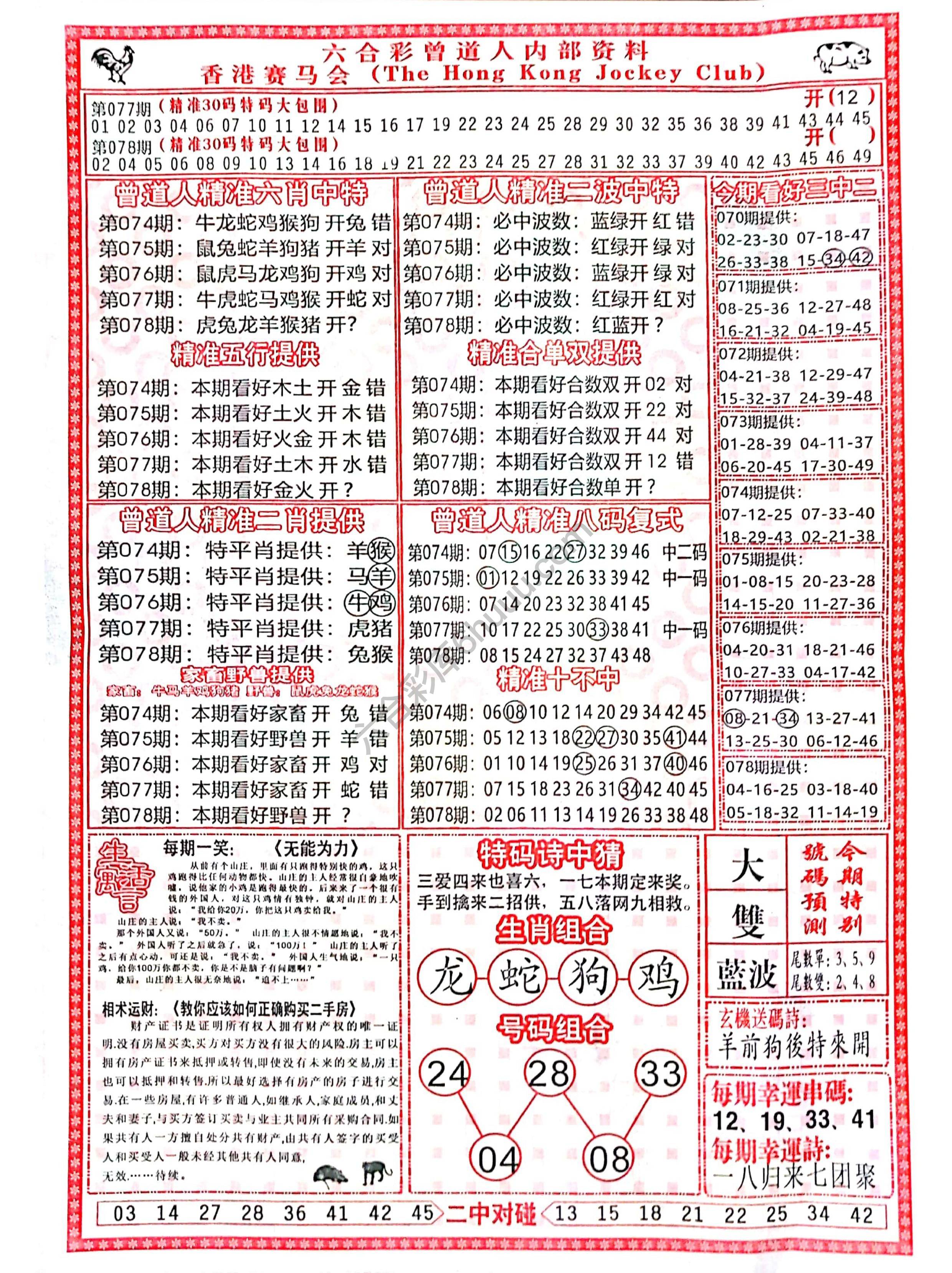 曾道人内部资料