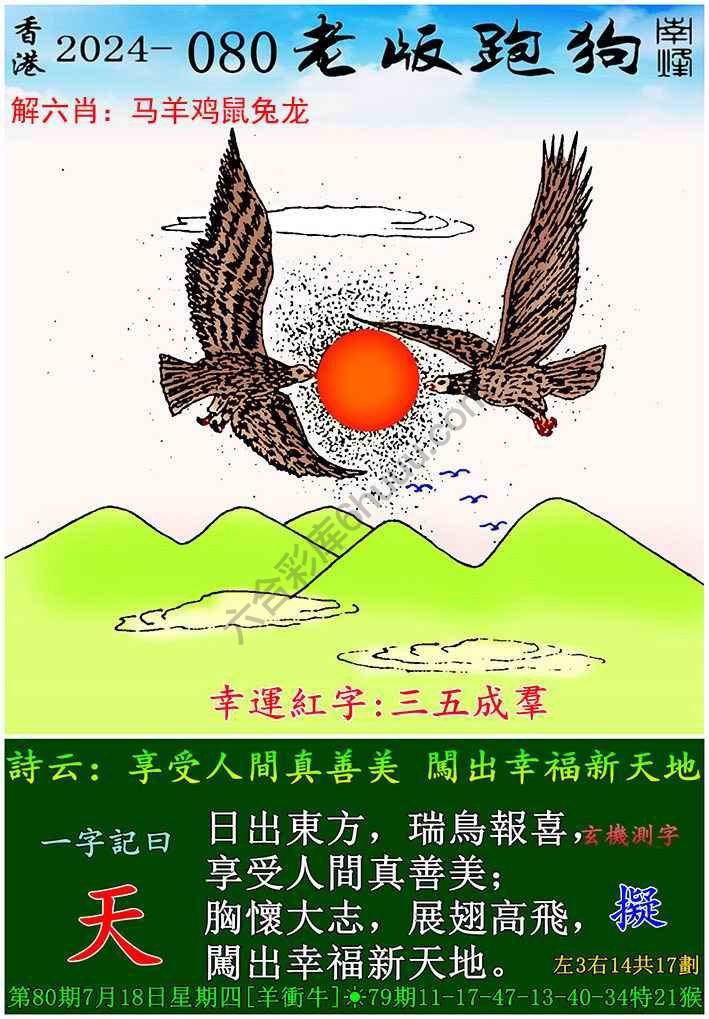 老版跑狗图