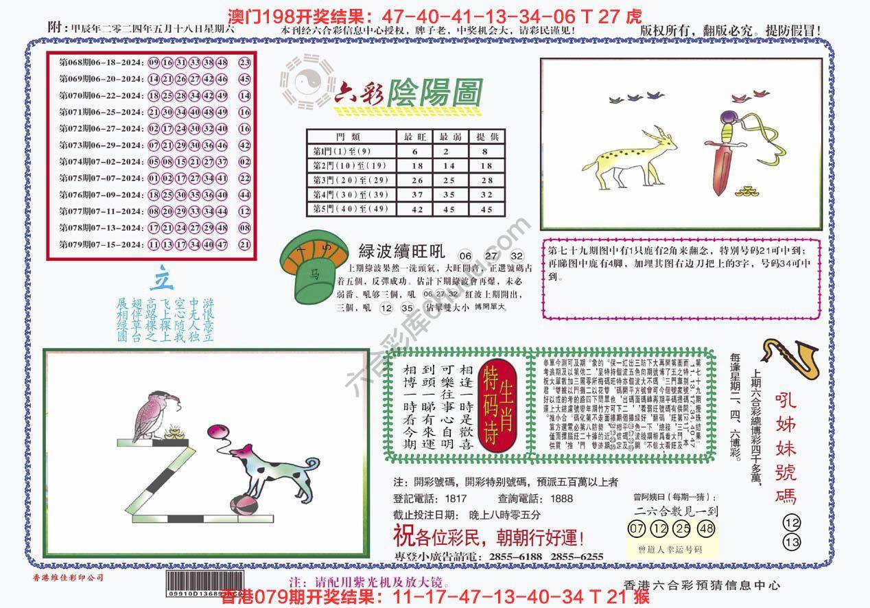 六彩阴阳图