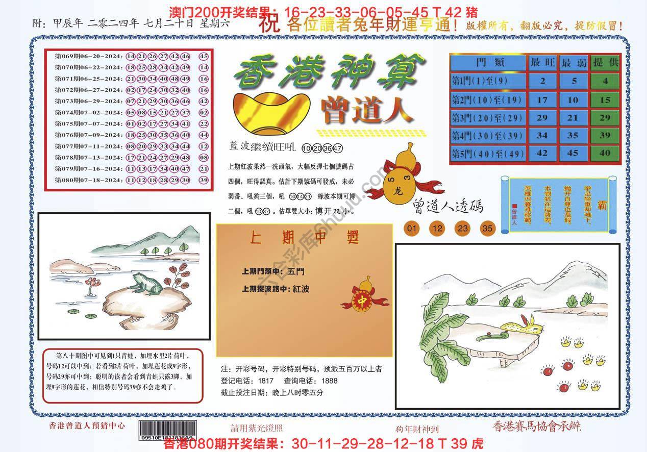 香港神算曾道人