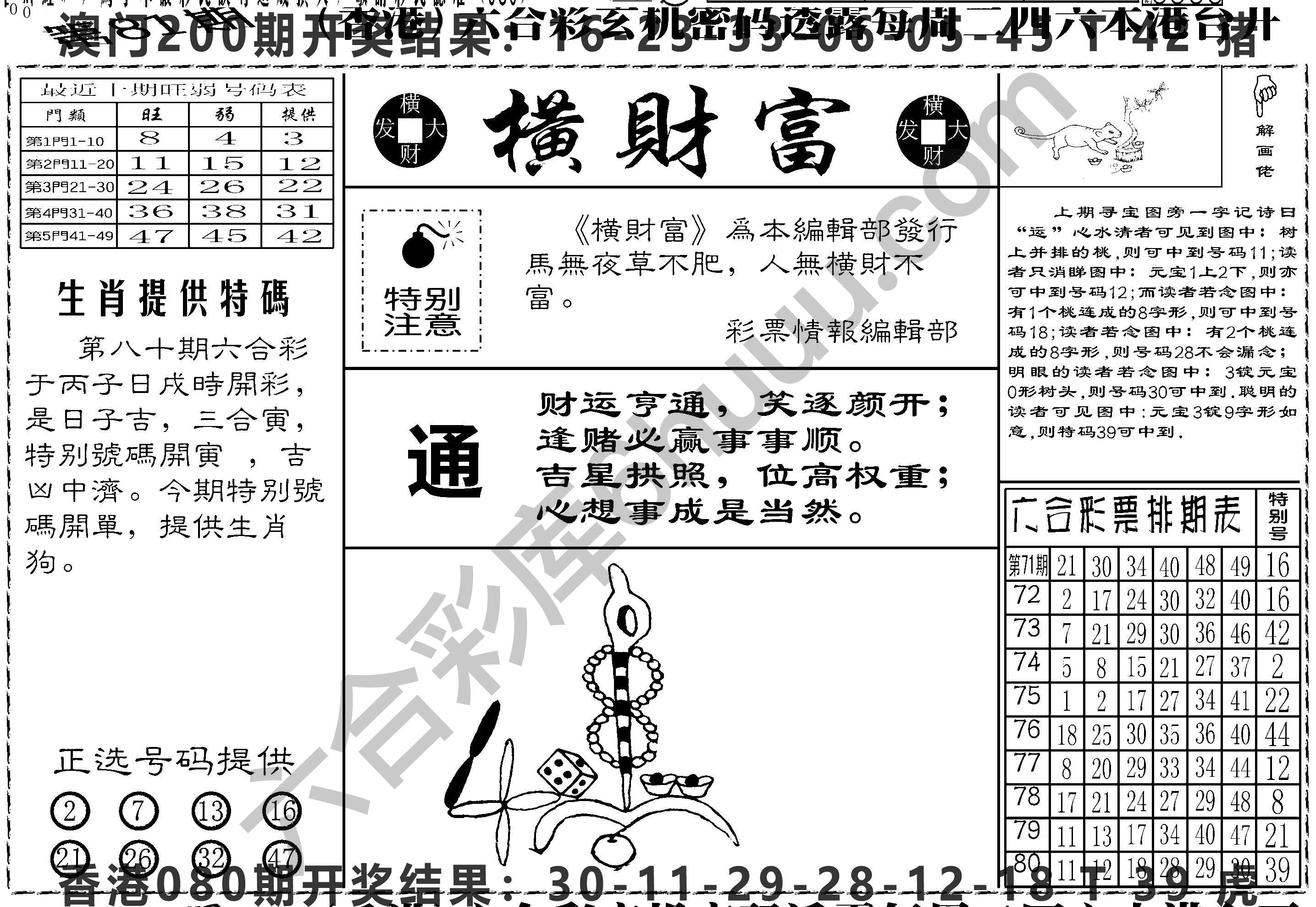 横财富