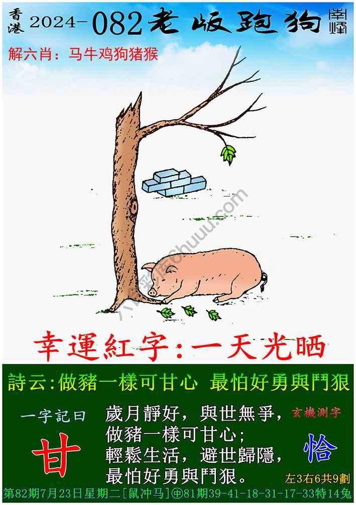 老版跑狗图