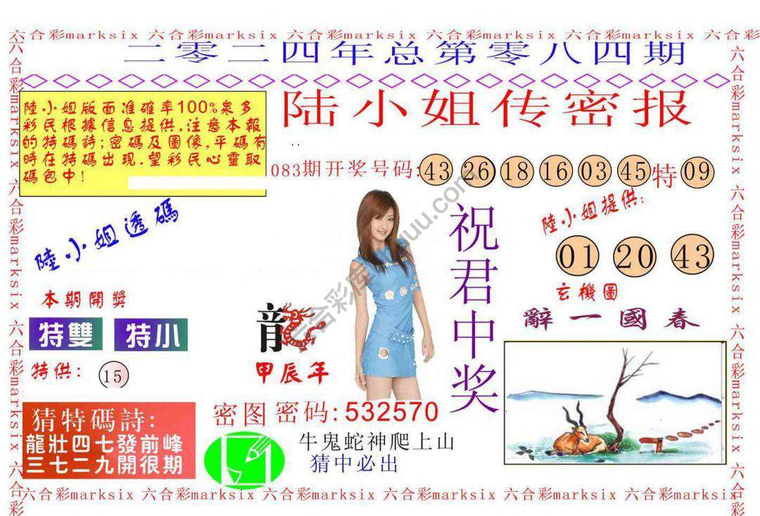 陆小姐传密