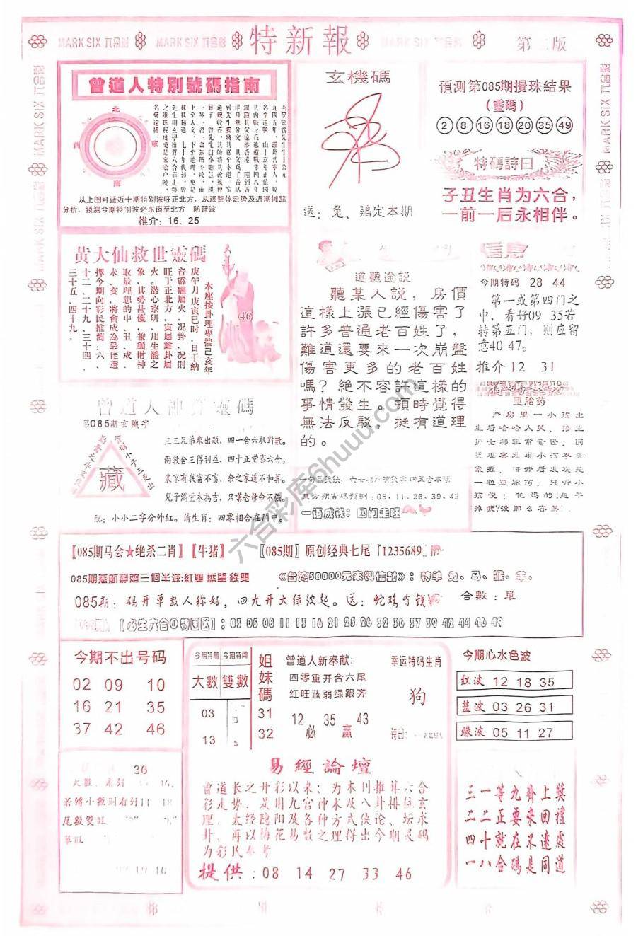 特新报大版