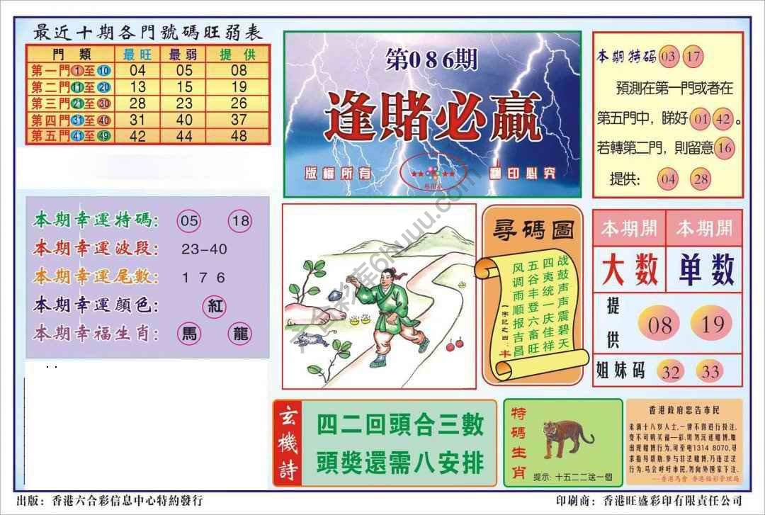 香港逢赌必羸