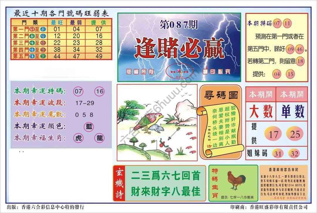 香港逢赌必羸