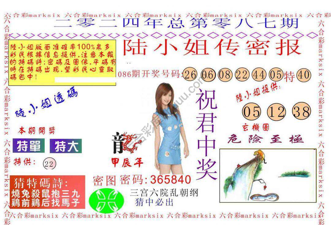 陆小姐传密