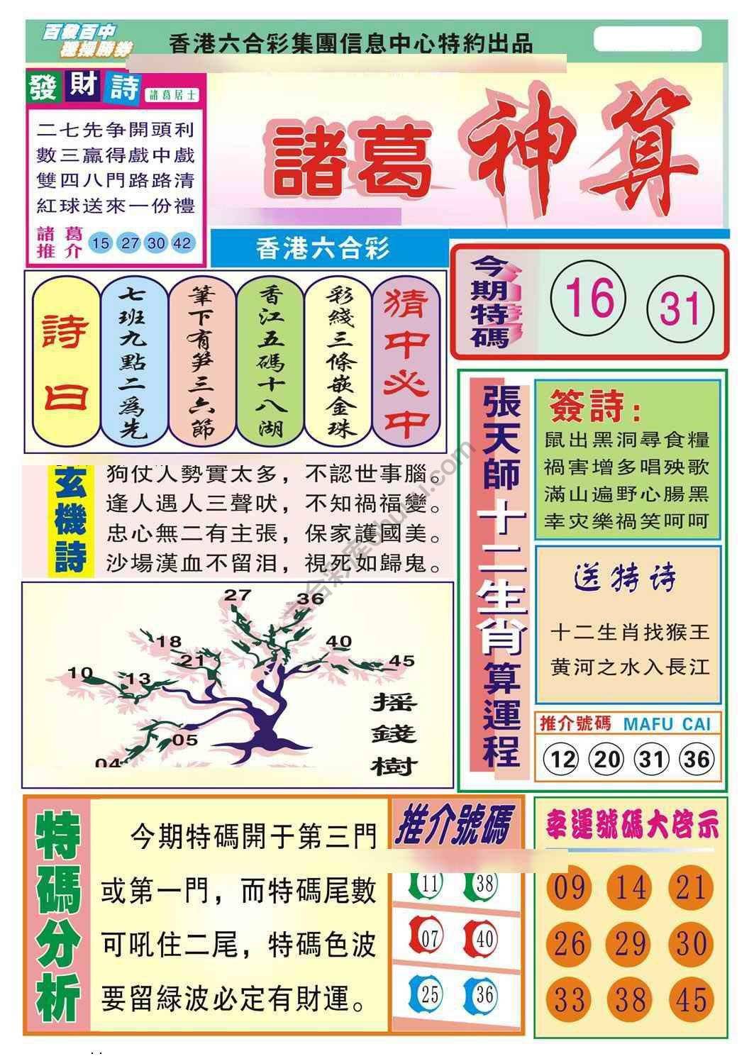 诸葛神算