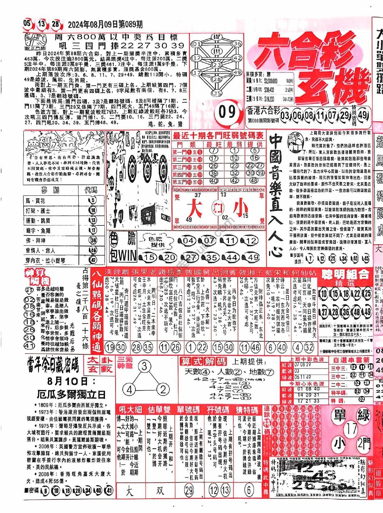 六合彩玄机