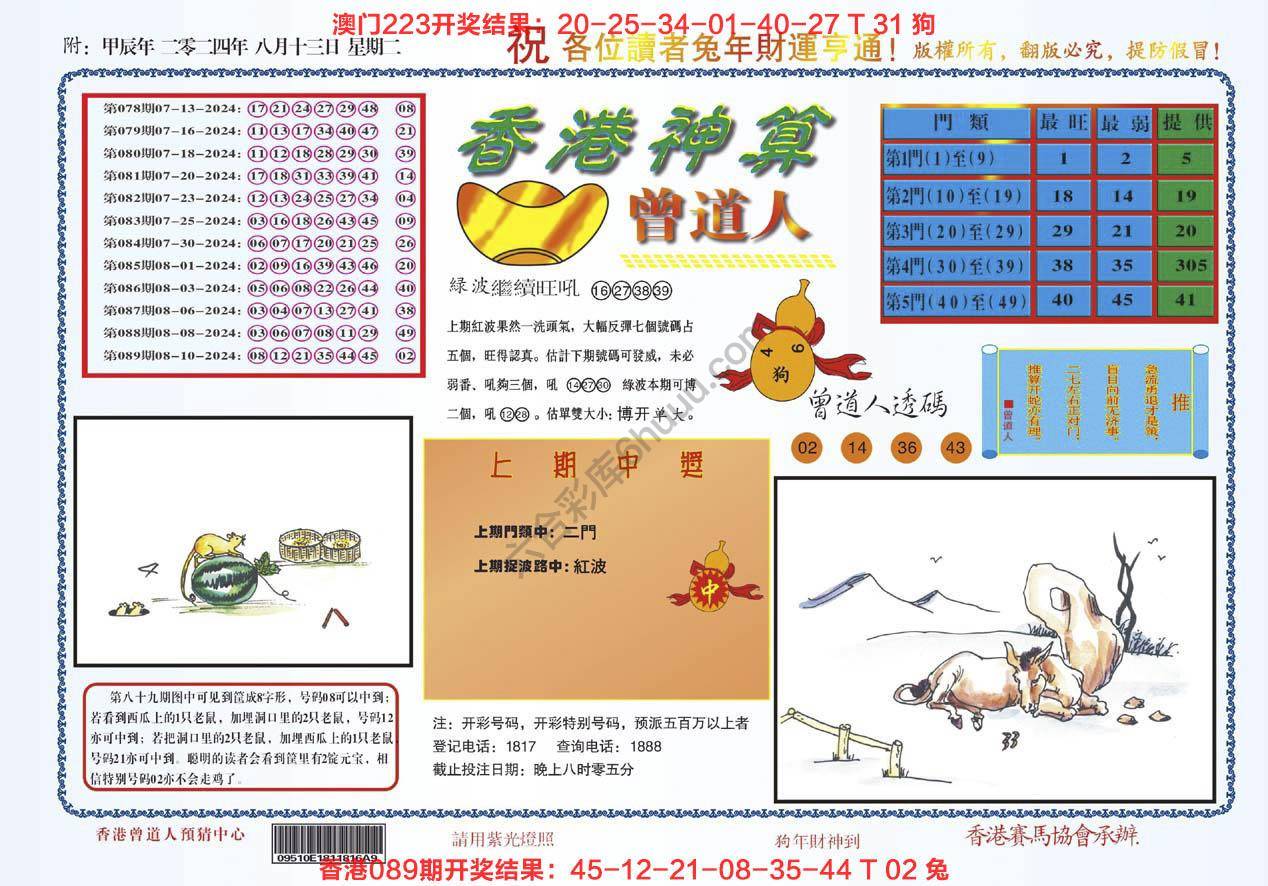 香港神算曾道人