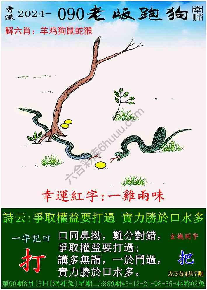 老版跑狗图