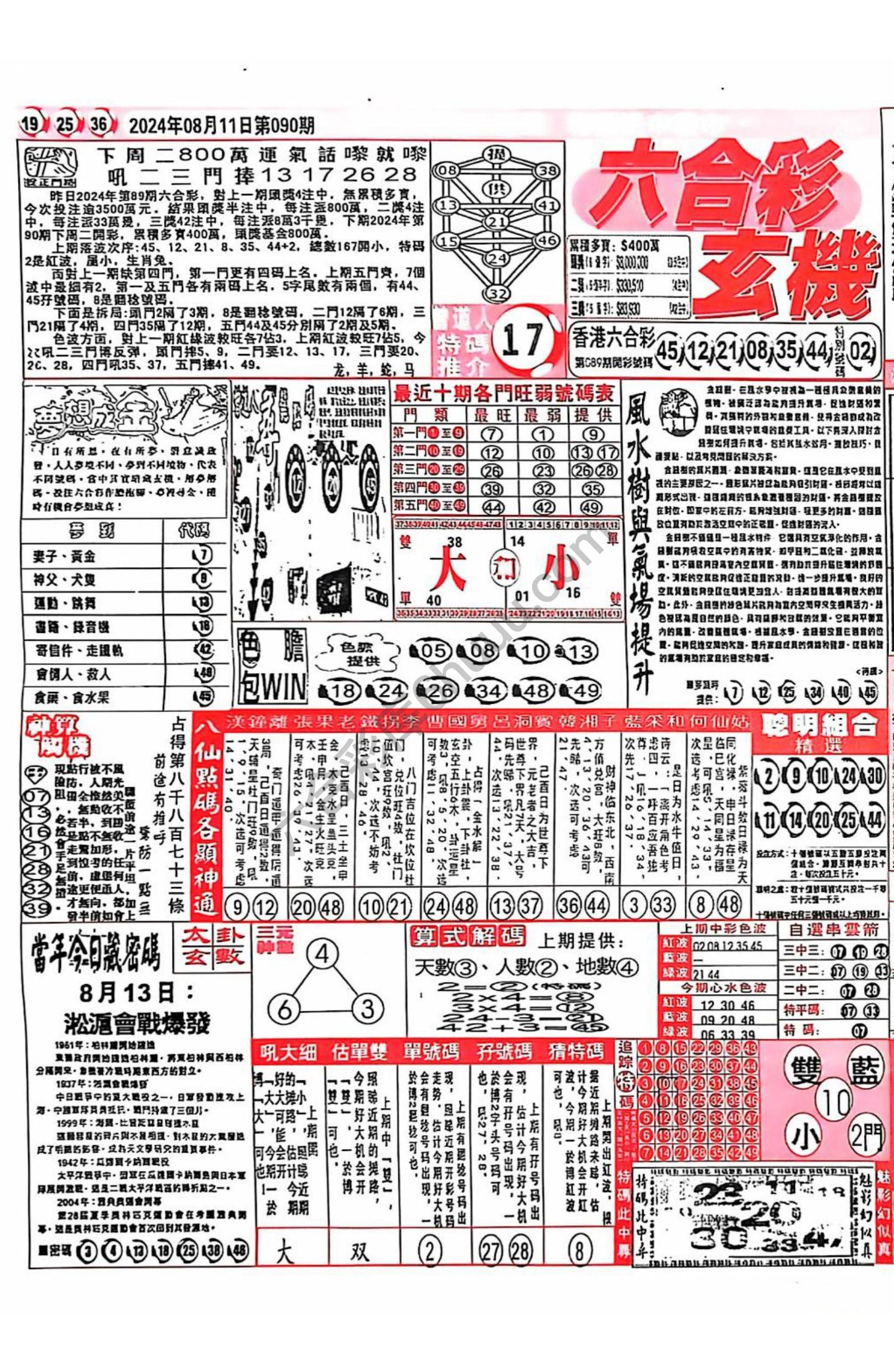 六合彩玄机