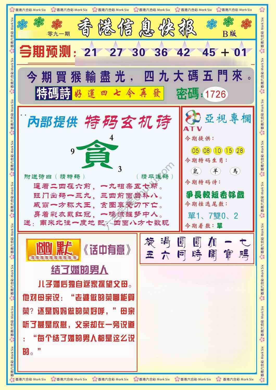 香港信息快报