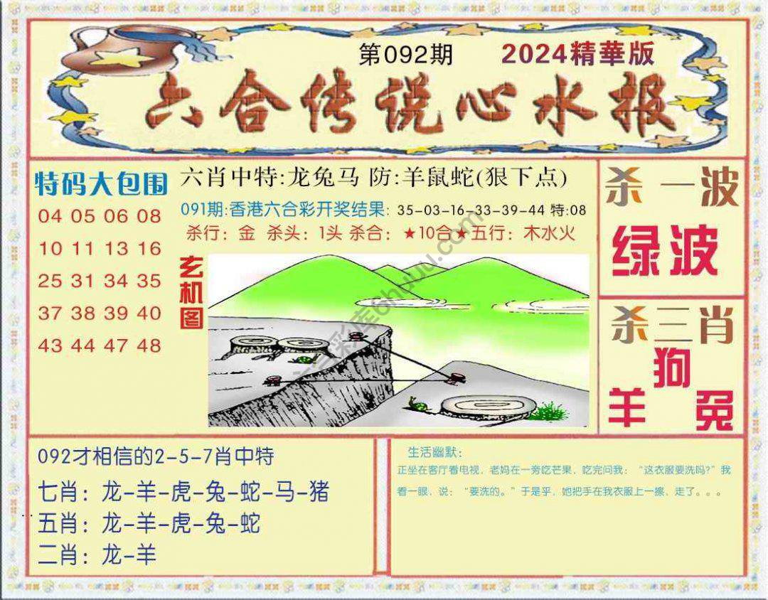 六合传说心水报