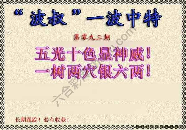 波叔一波中特
