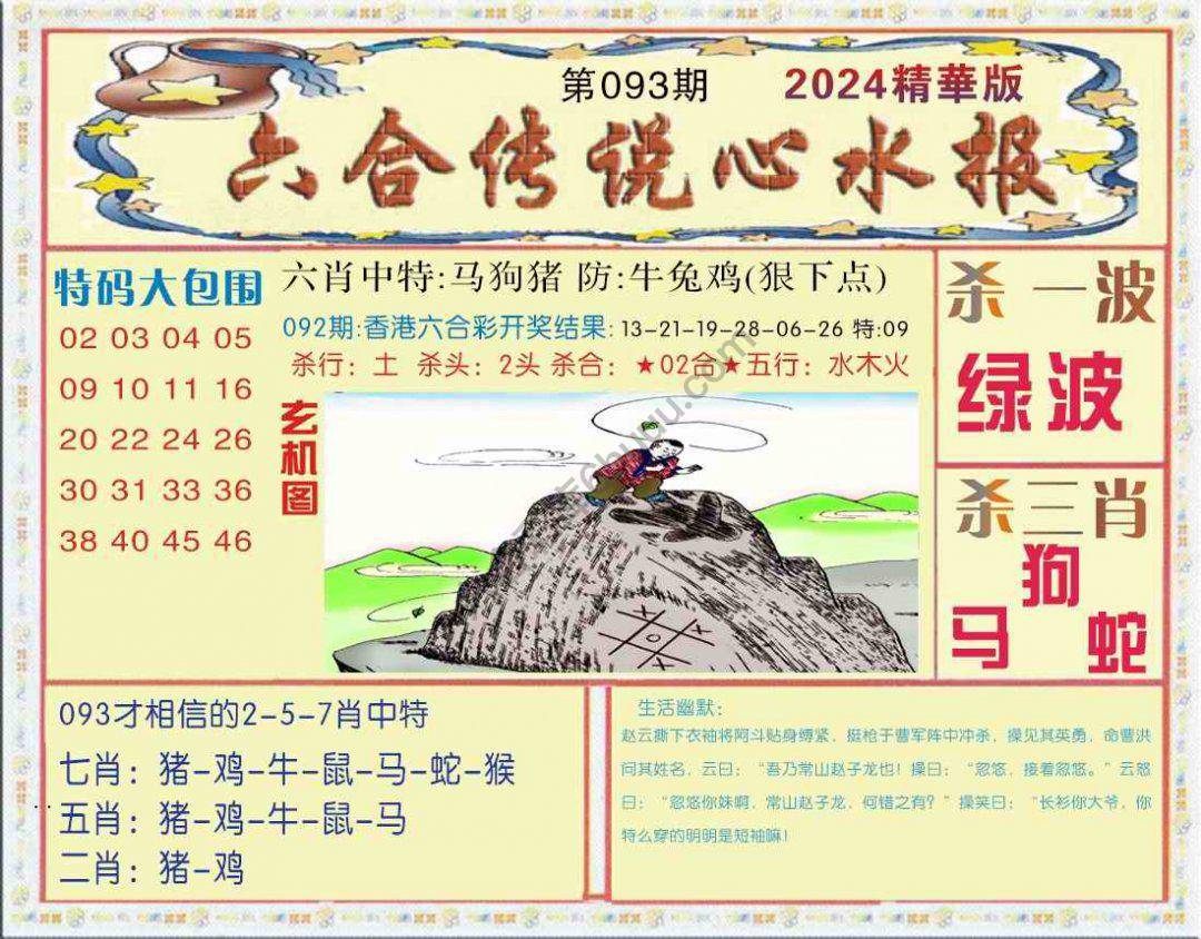 六合传说心水报