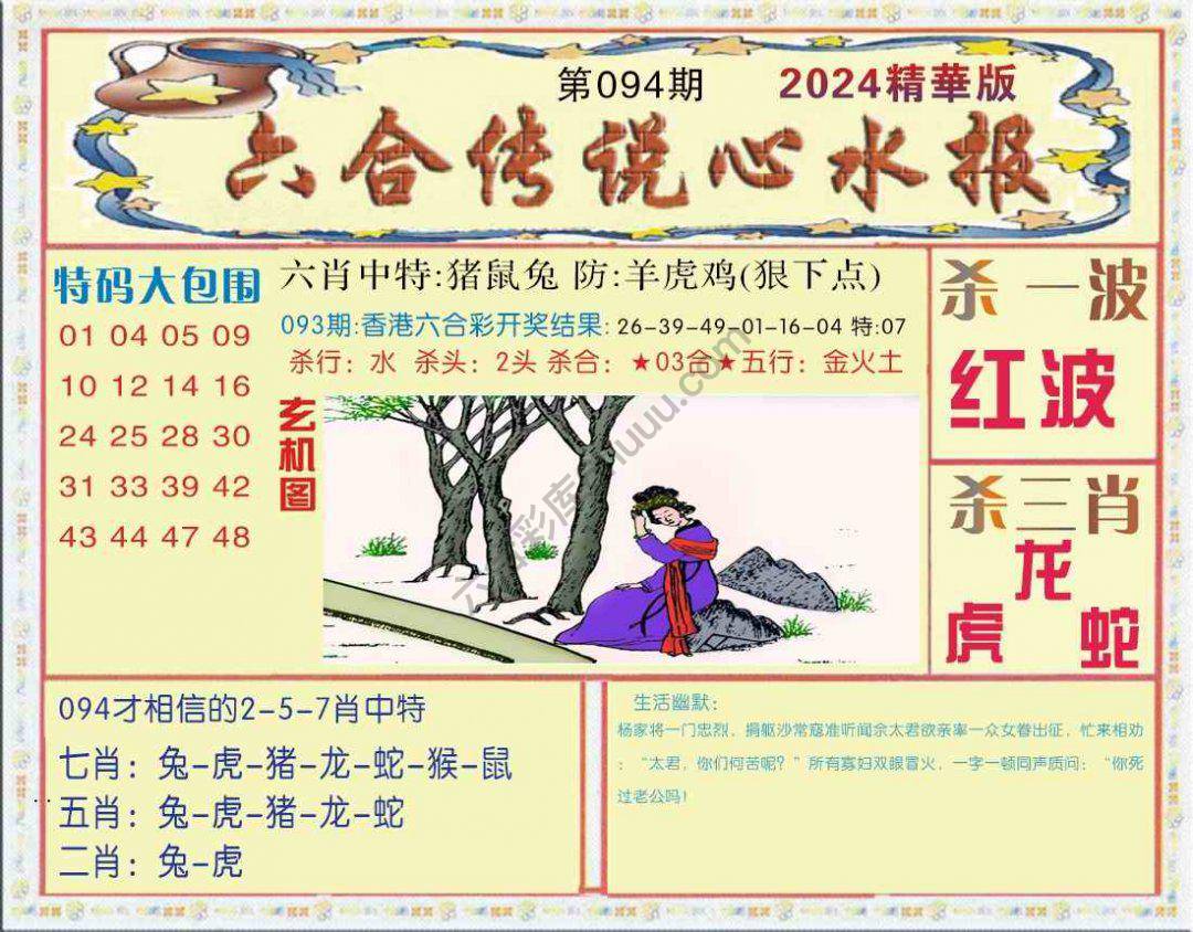 六合传说心水报