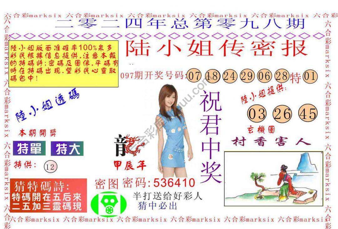 陆小姐传密