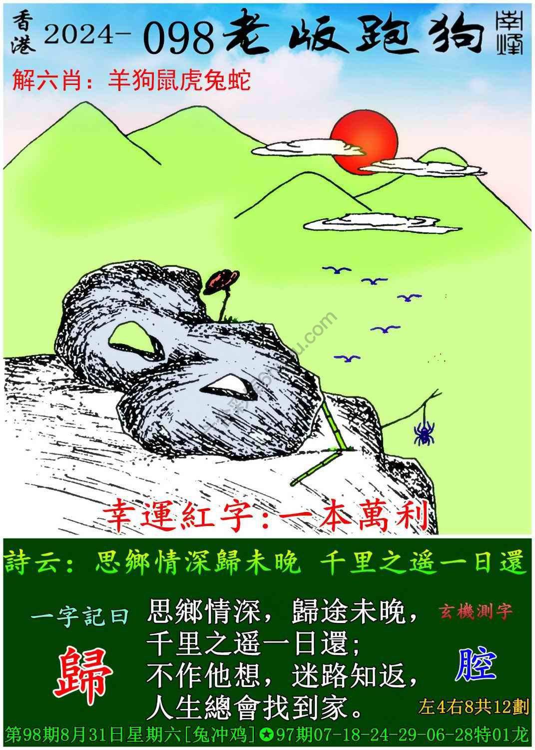 老版跑狗图