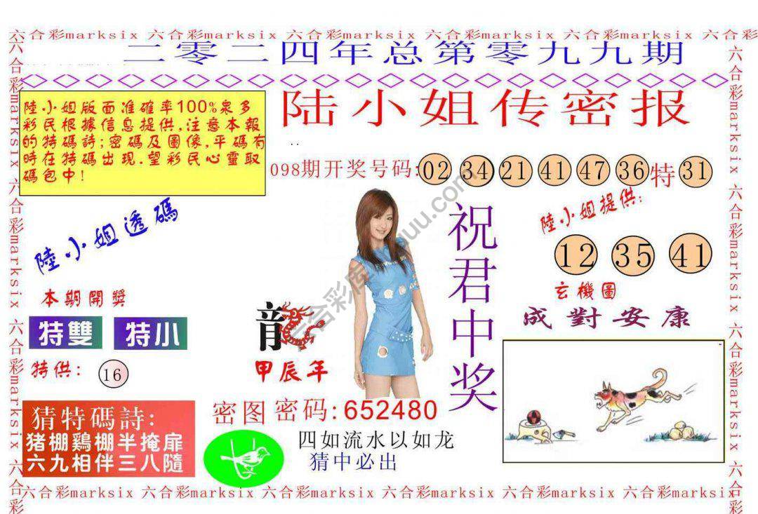 陆小姐传密