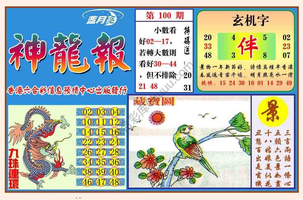 蓝月亮神龙报