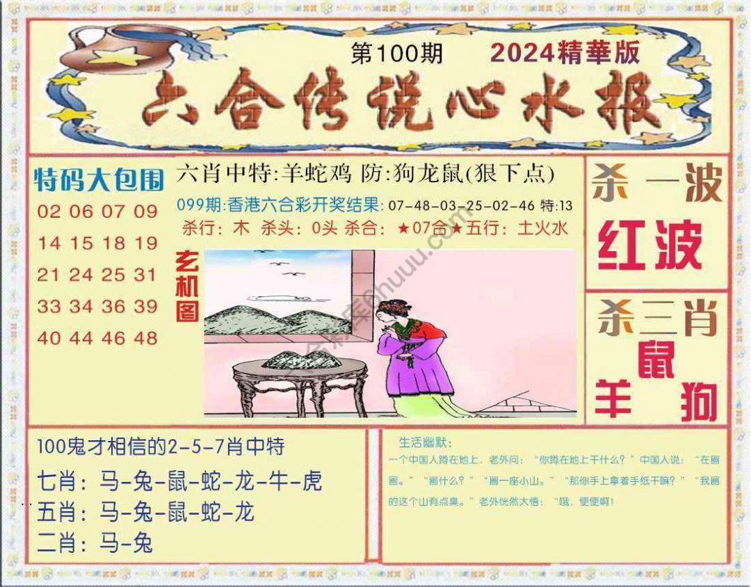 六合传说心水报
