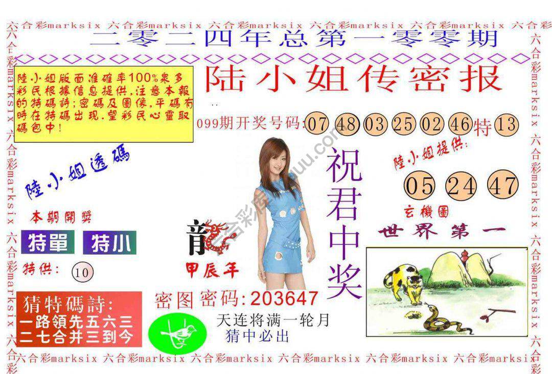 陆小姐传密