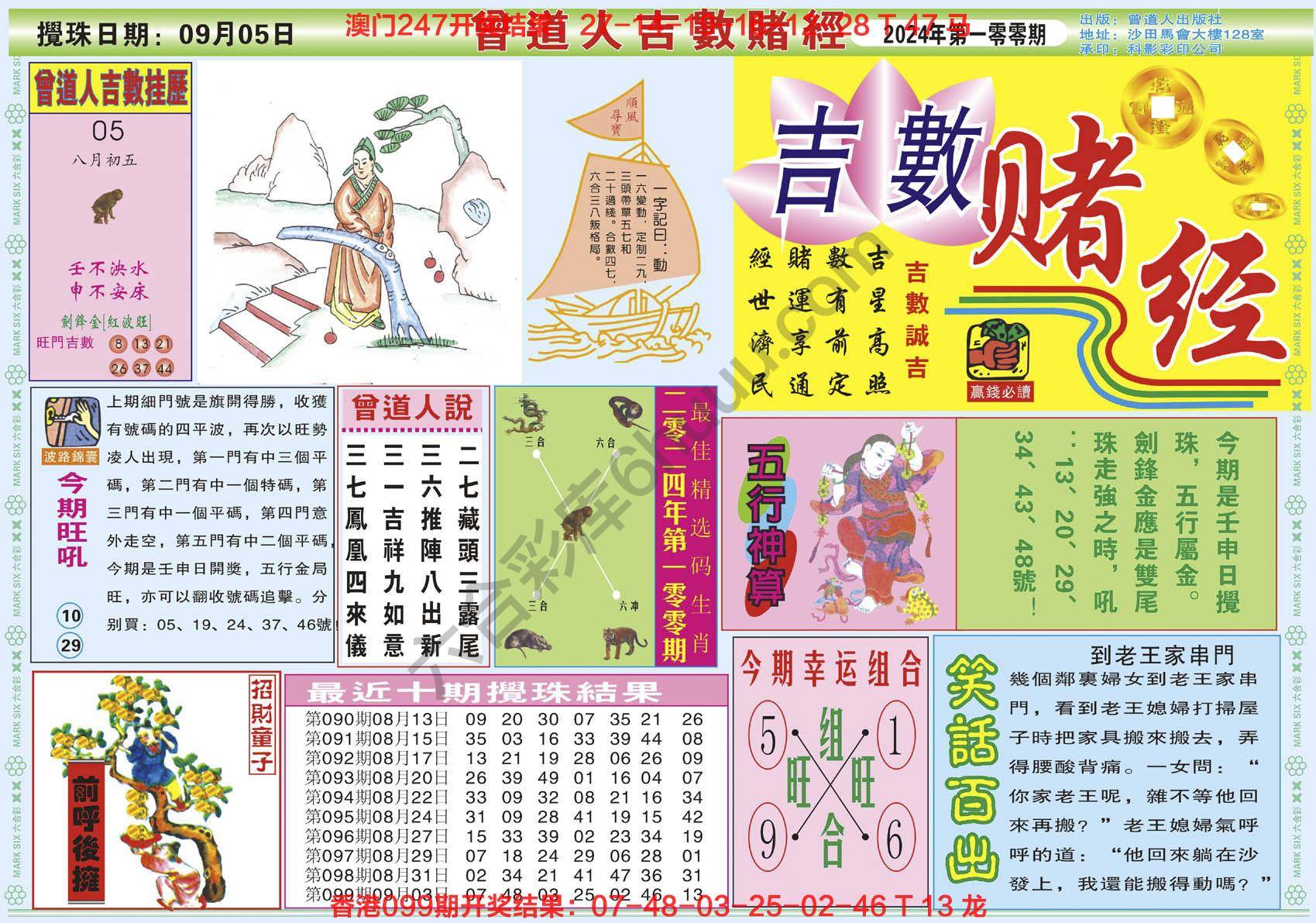 曾道人吉数赌经