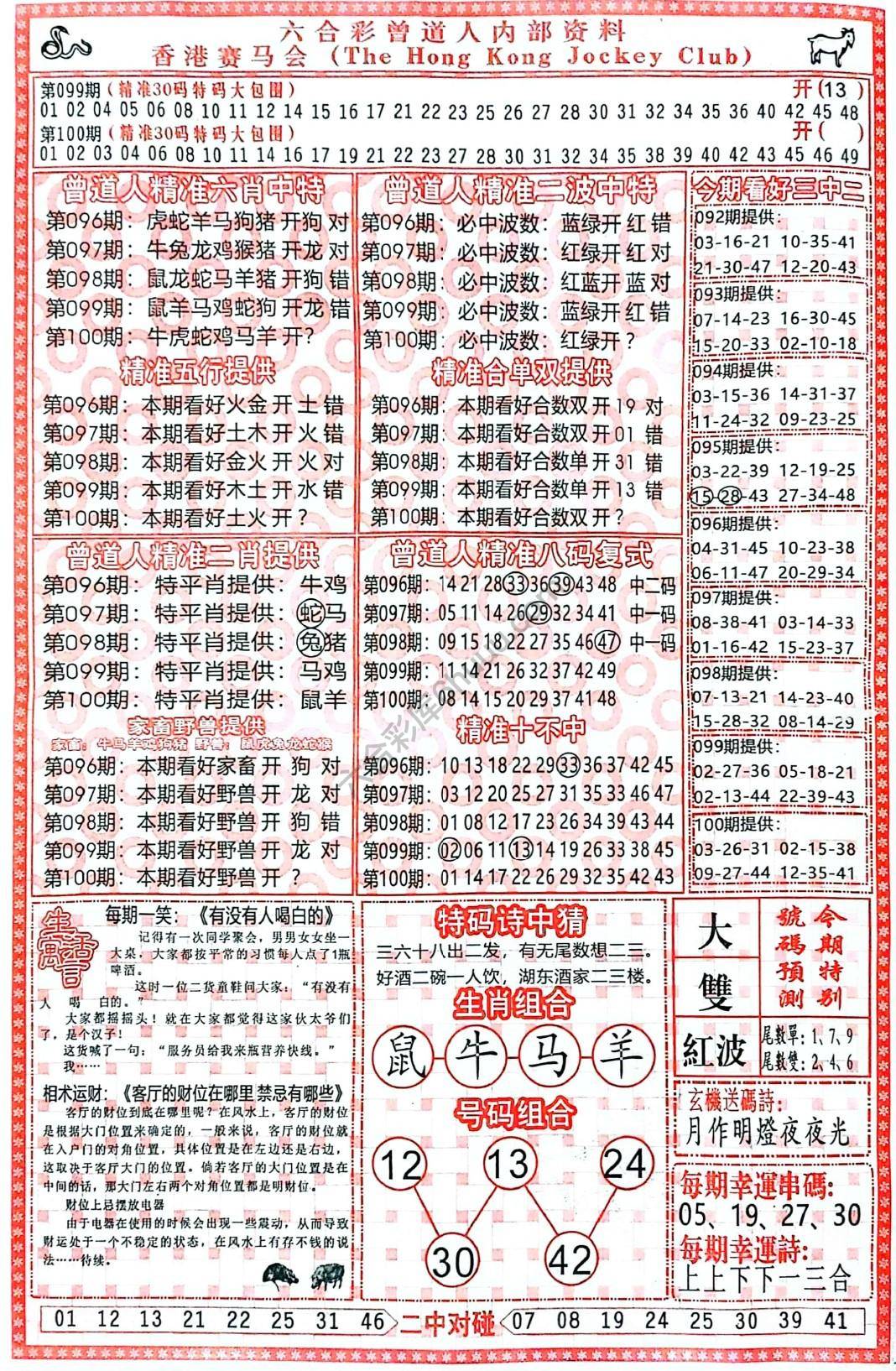 曾道人内部资料