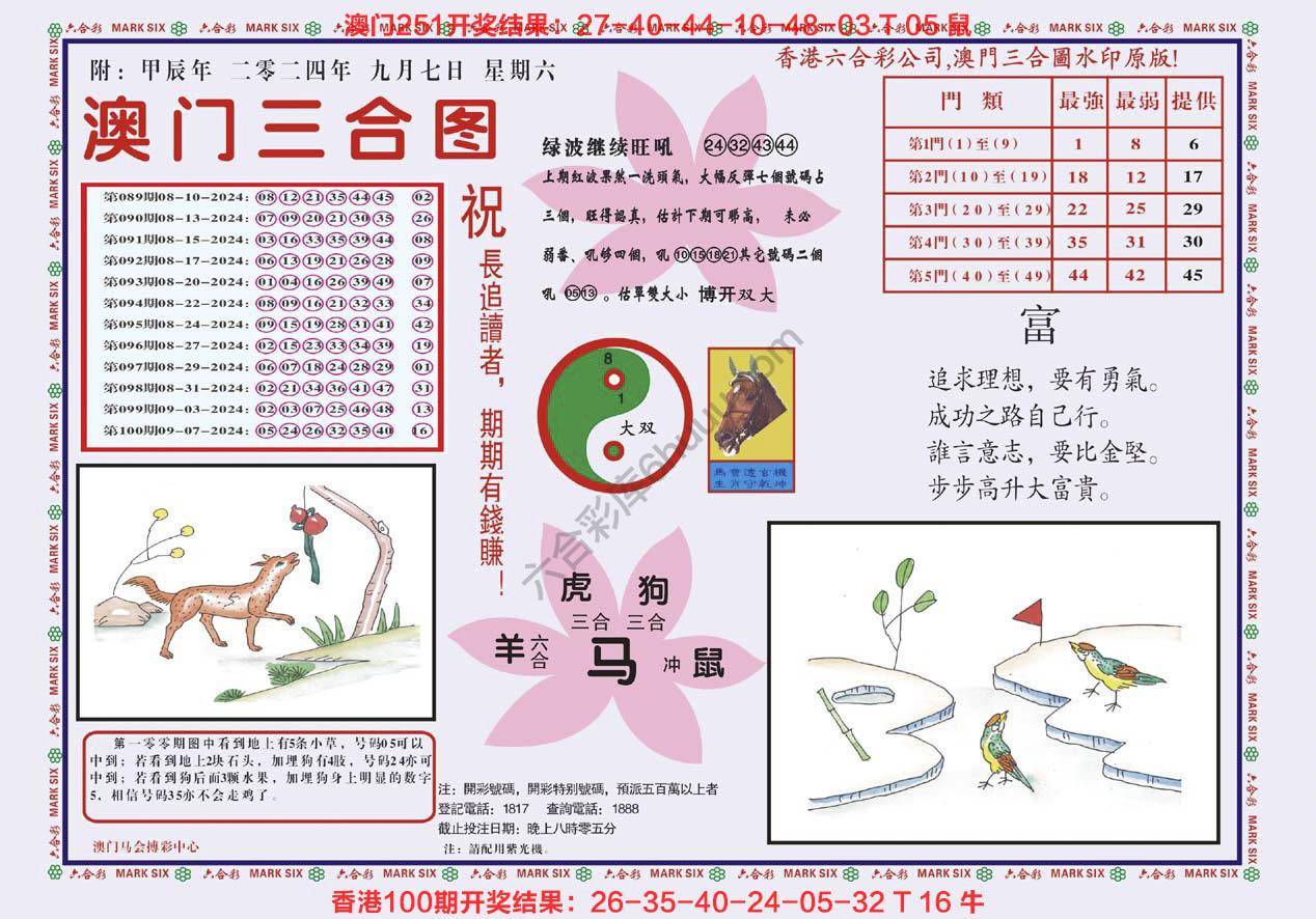 澳门三合图