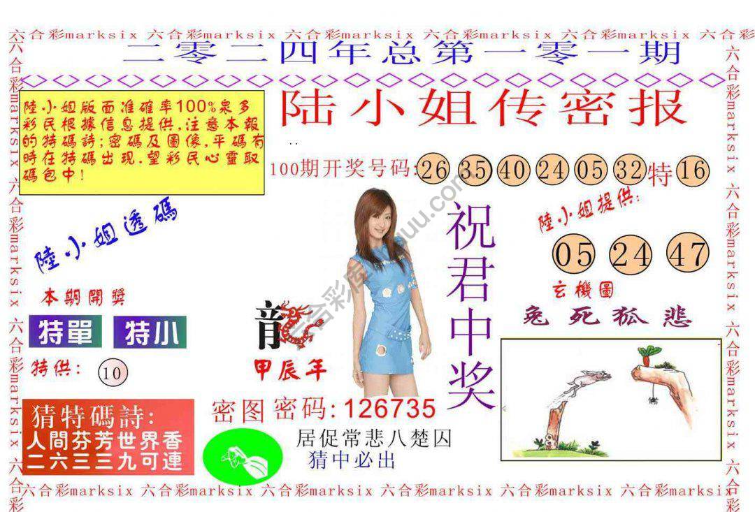 陆小姐传密