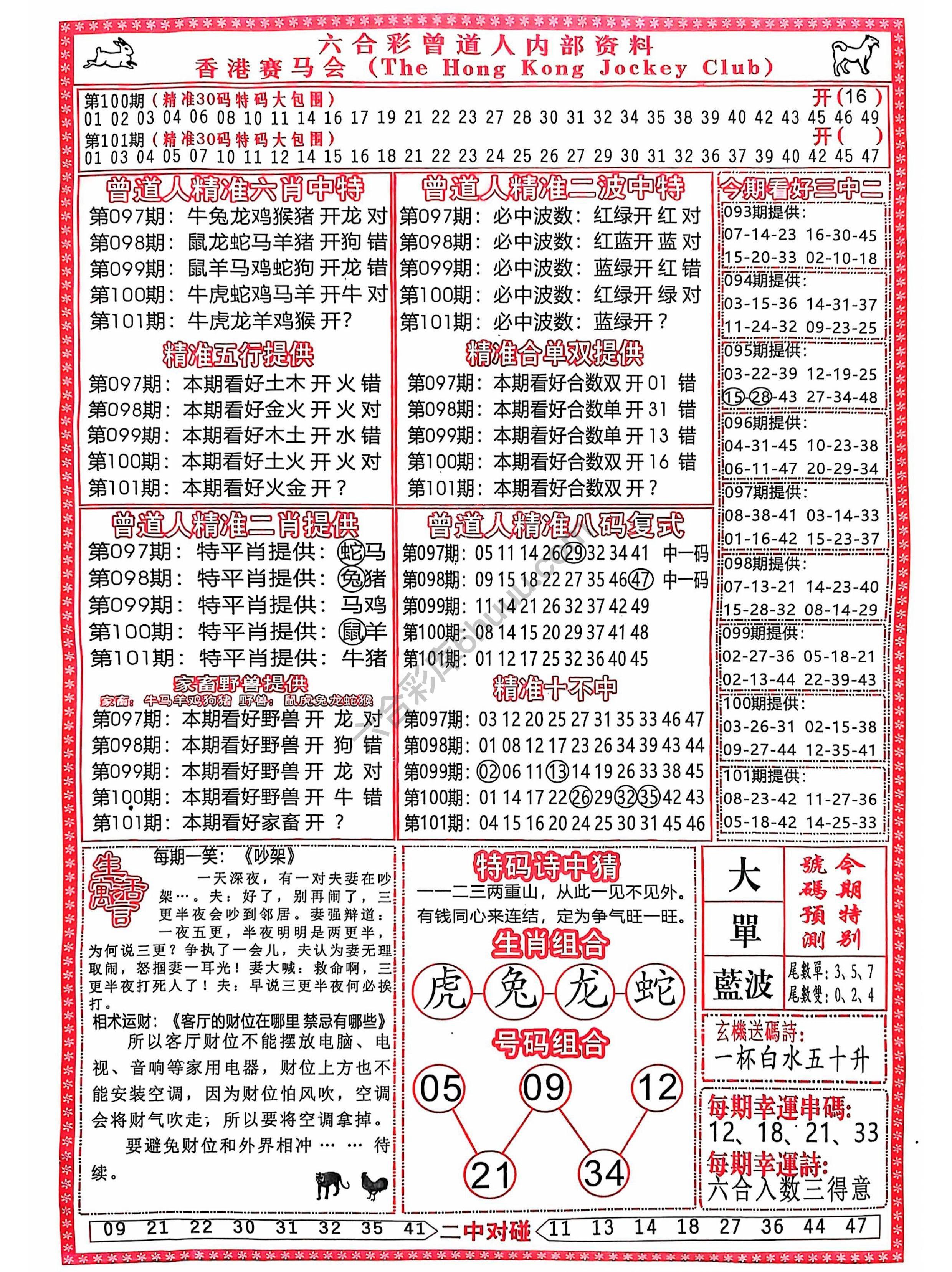 曾道人内部资料