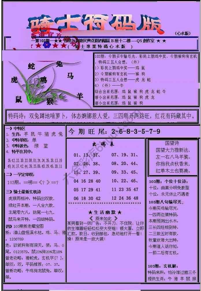 另类骑士特码版