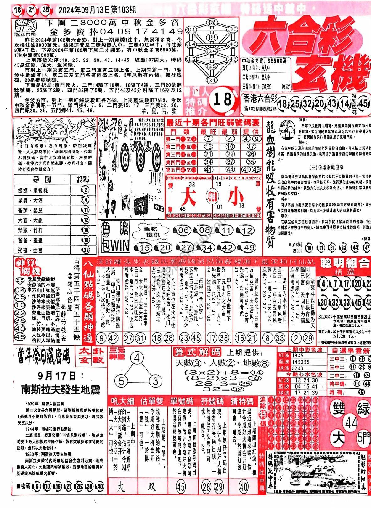 六合彩玄机