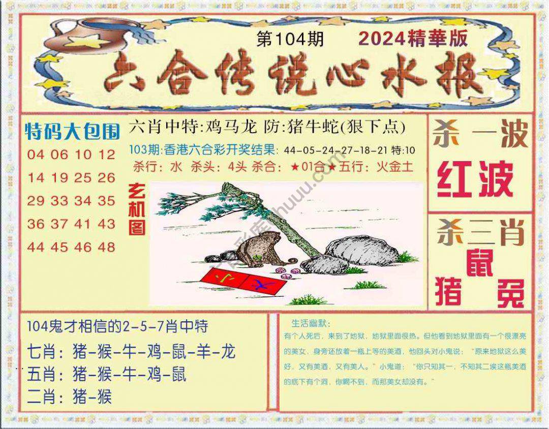 六合传说心水报