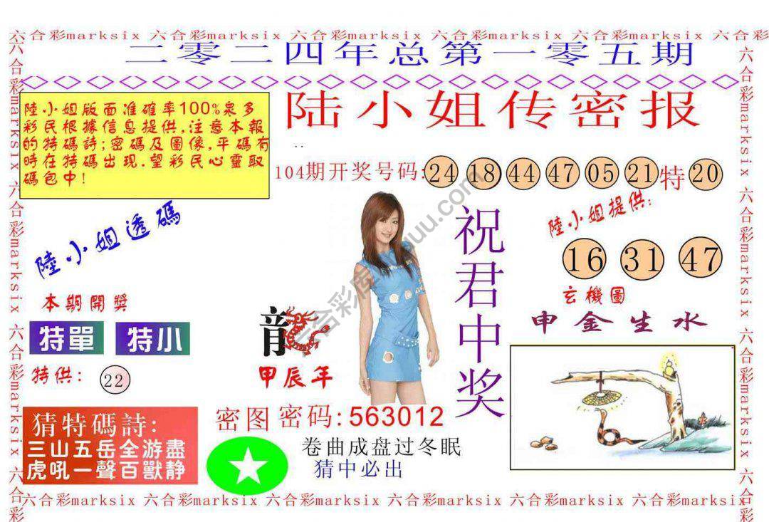 陆小姐传密