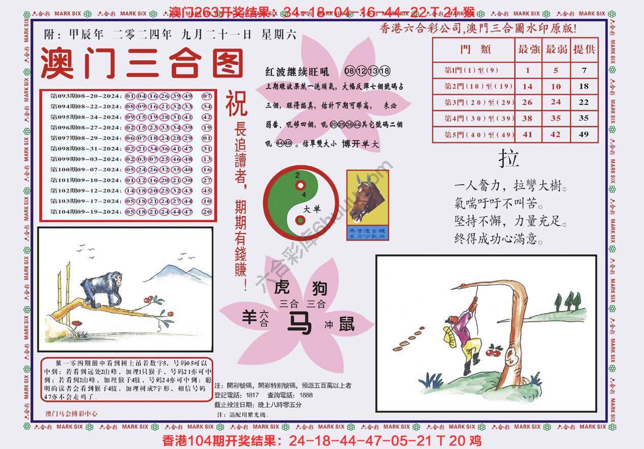 澳门三合图