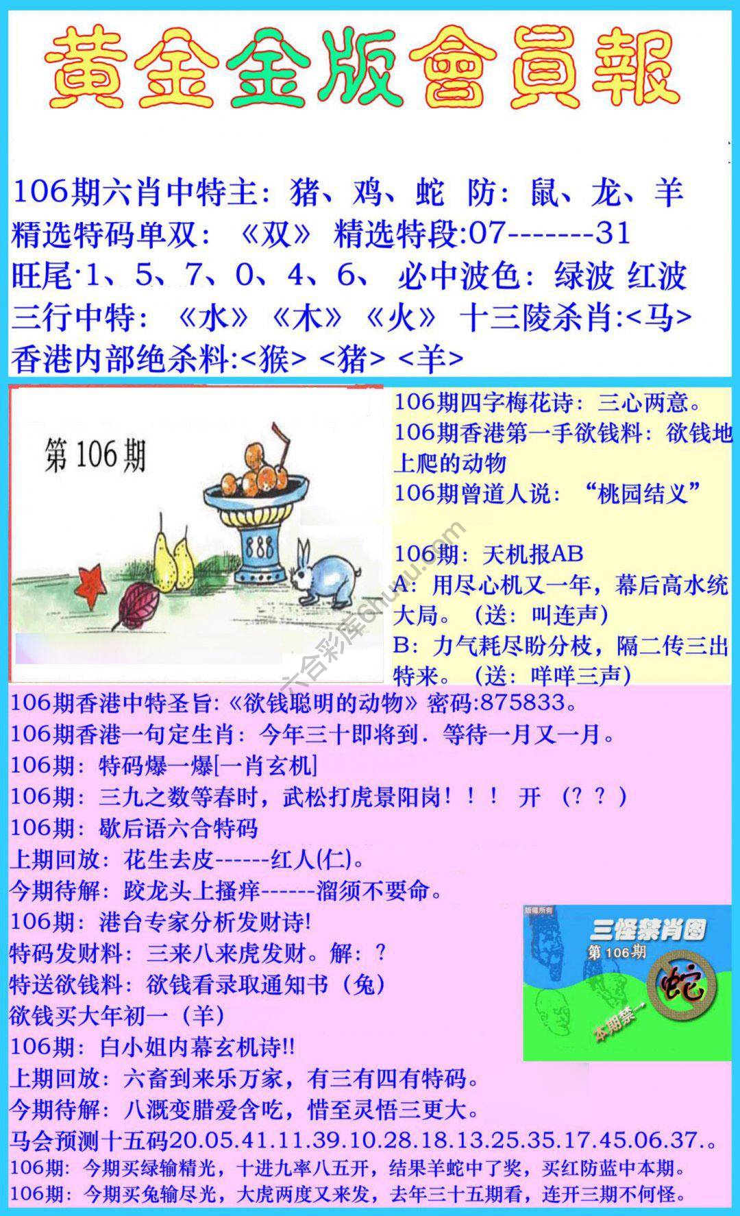 黄金金版会员报