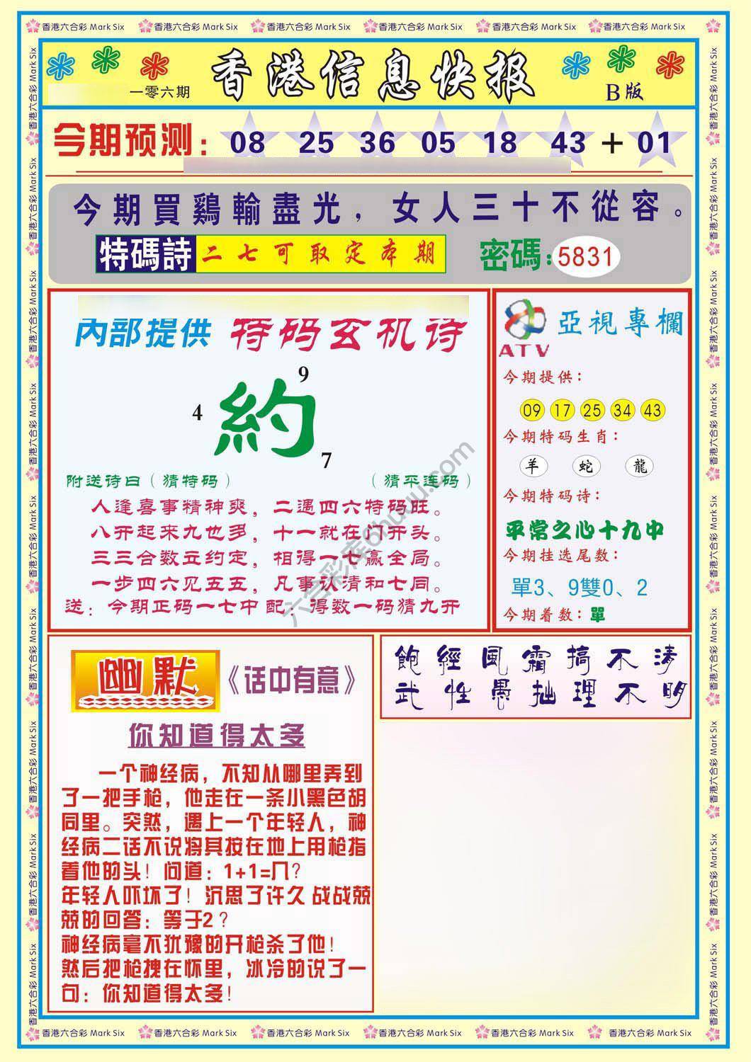 香港信息快报