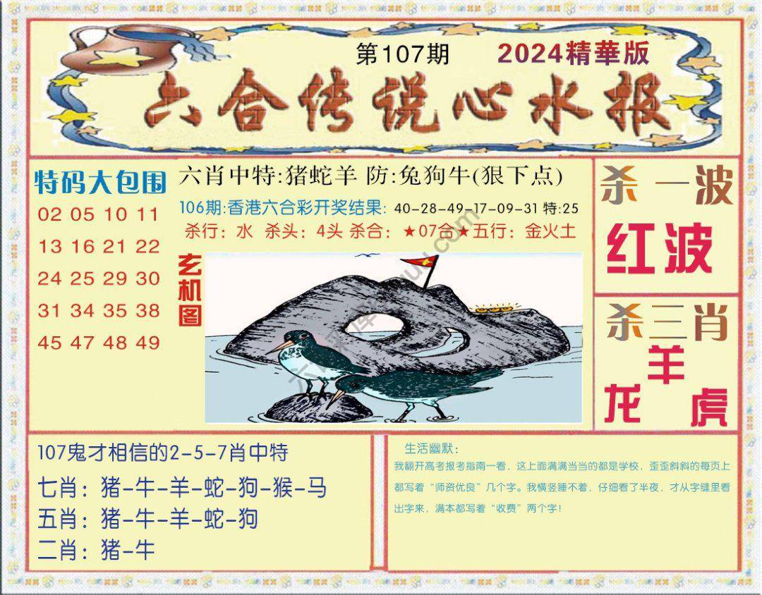 六合传说心水报