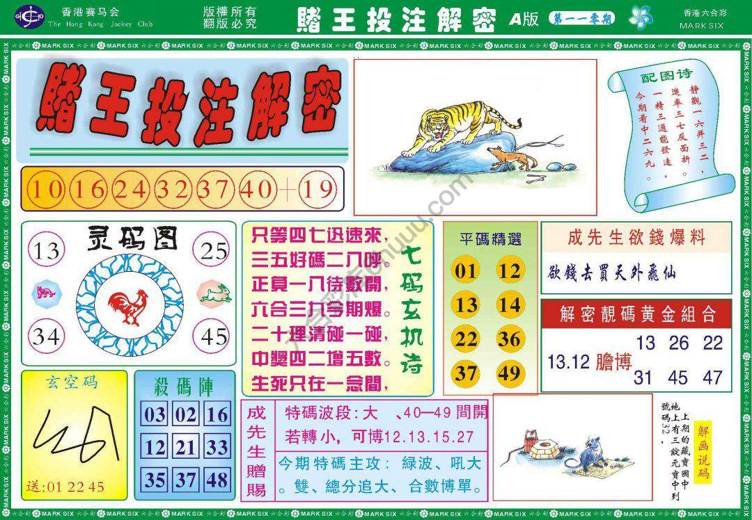赌王投注解密